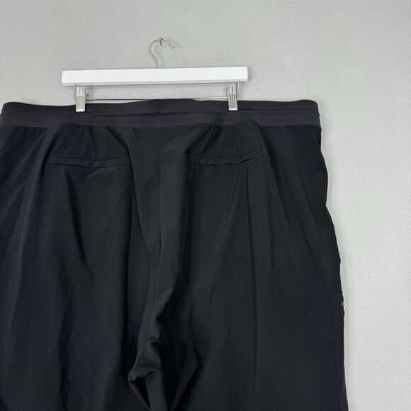 Athleta Womens Sweat Pants 26 Black Venture Jogger Pleated Gorpcore Performance - Picture 9 of 13